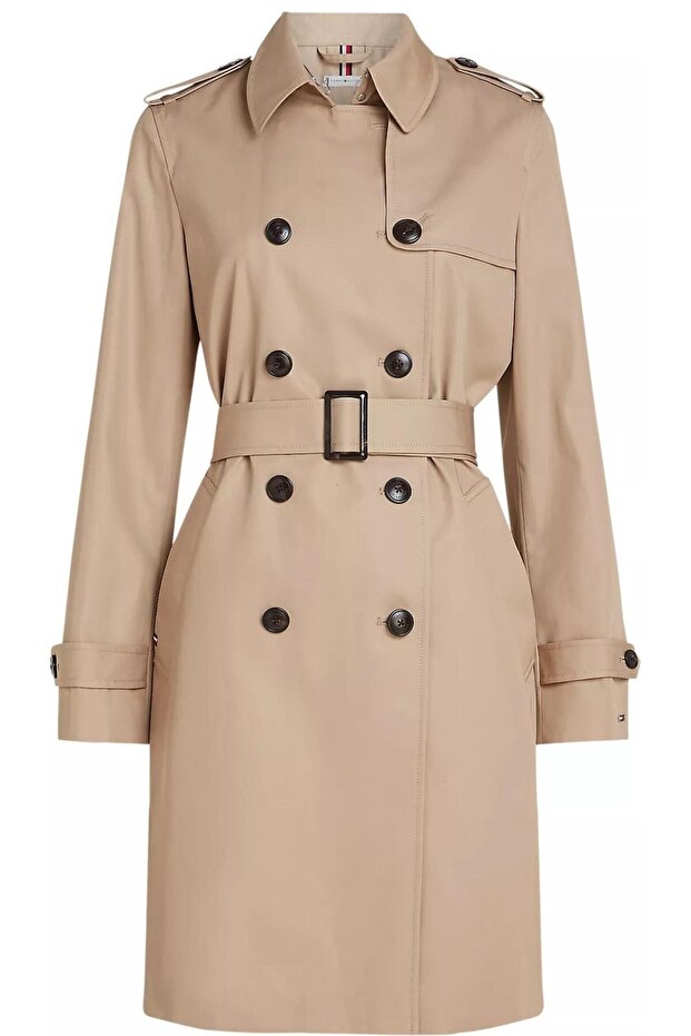 Cotton Db Slim Fit Trench