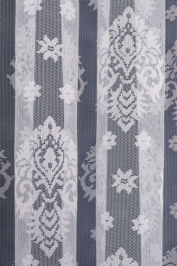Ekru Damaks Desen Örme Tül Perde 350x250cm (1/3) Sık Pile Elısıon00981 - 4