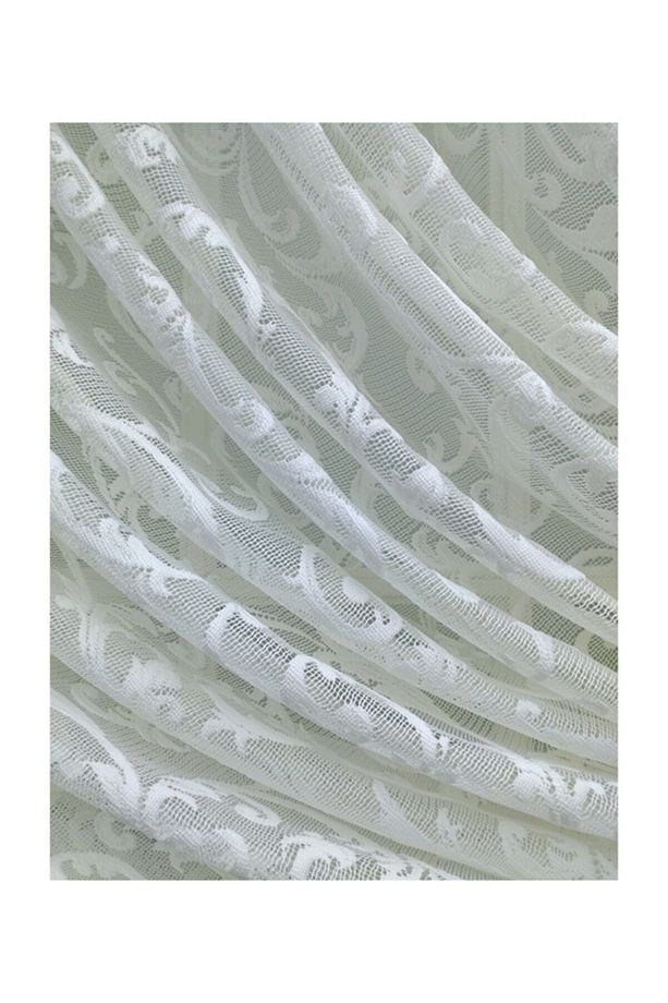 Özel Örme Dokulu Kruvaze Tül Perde 400x250cm, 1/4 Pile Elısıon6063 - 5