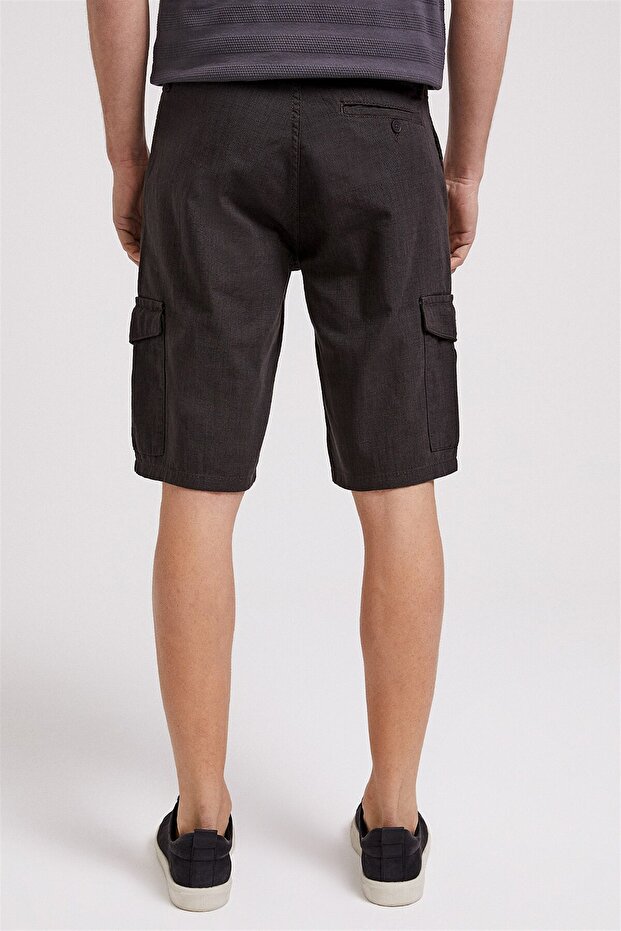 Man 1 Erkek Şort Antrasit - 4