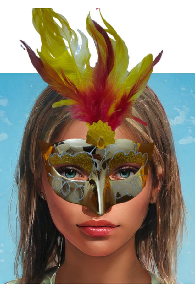 tüylü maske