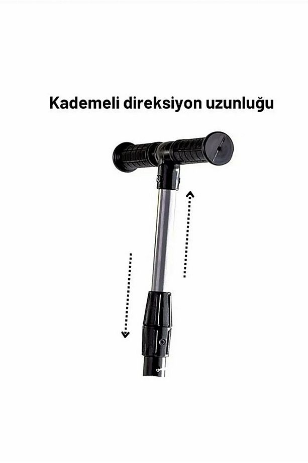 Kaliteli Kırmızı Çocuk Scooter Katlanabilir 2 Teker (8 Yaş ve Üzeri) Max 100 Kadar Taşır - 4