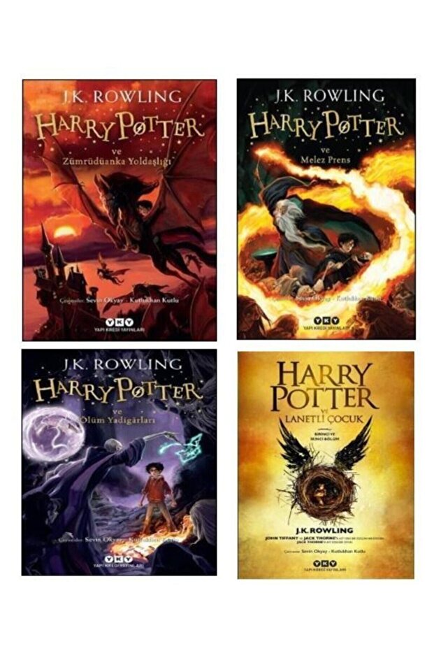 Harry Potter 5-6-7-8 Set Son 4 Kitap