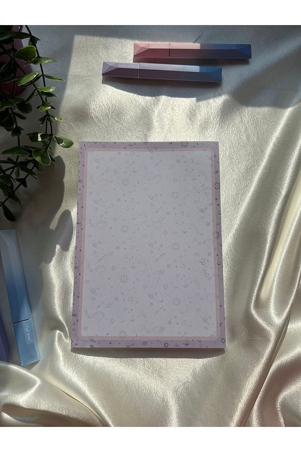 A5 Uzay Desenli Notepad - Not Defteri - Bloknot - 4