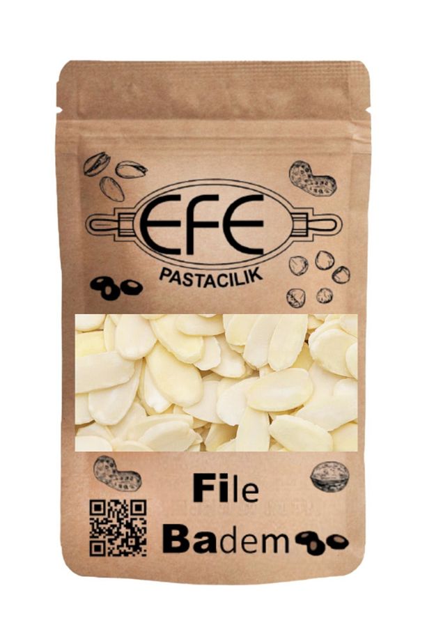 Dilimlenmiş (Yerli) File Badem 1.Kalite 100 Gr - 1