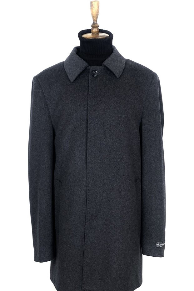 617 Men's Anthracite Baby Collar BATTAL Coat