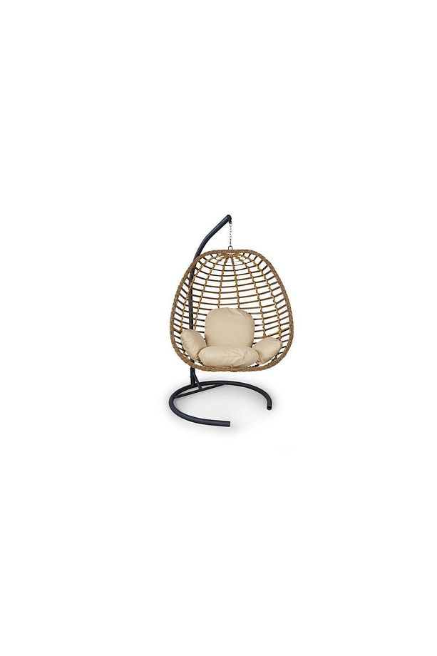 Tek Kişilik Rattan Örgü Salıncak - 3
