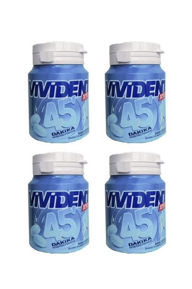 Xylit 45 Dakika Nane Aromalı Draje Sakız 67 Gr. X 4 Adet - 1