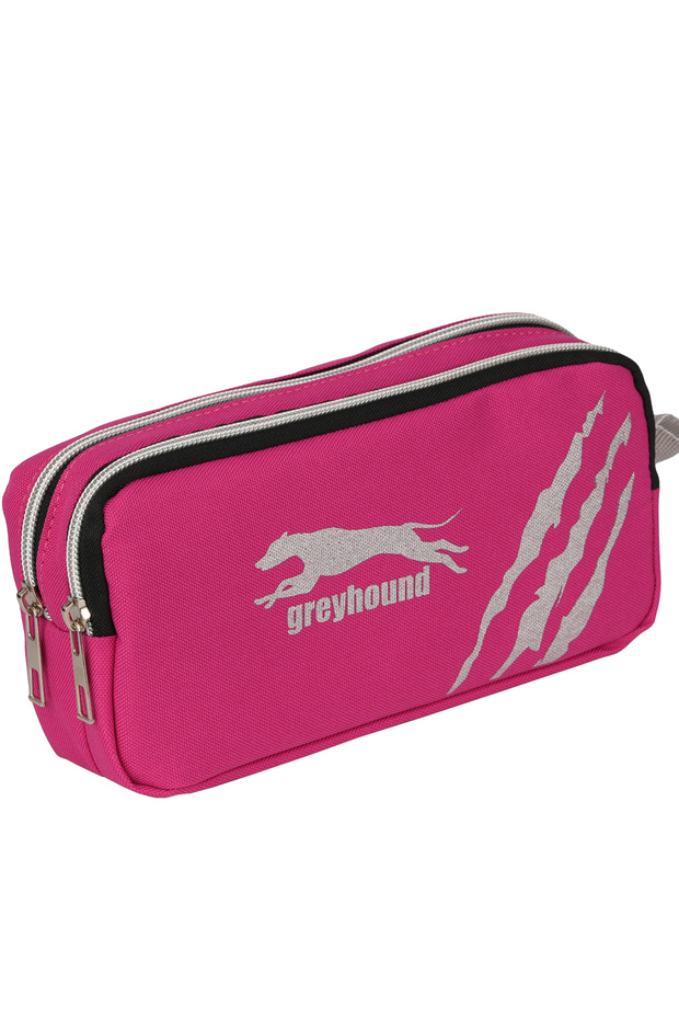Rlx-141 Two-compartment pencil case for school and university PINK