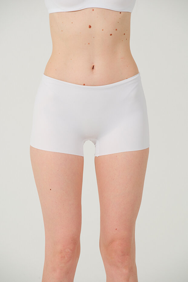 Kadın Lazer Kesim İz Yapmayan Boxer Şort - 2