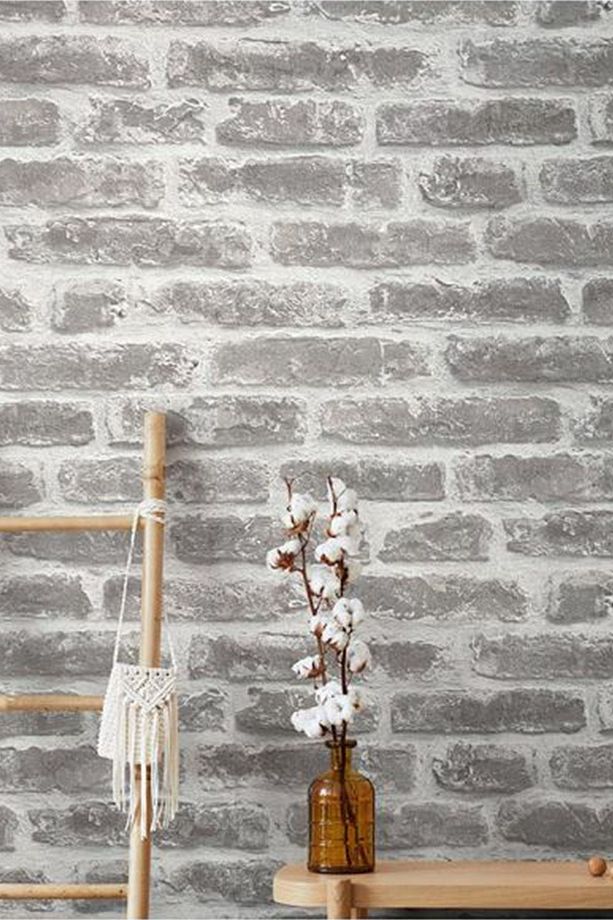 5647 Taş Tuğla Desen Duvar Kağıdı (5,33 M²) - 1