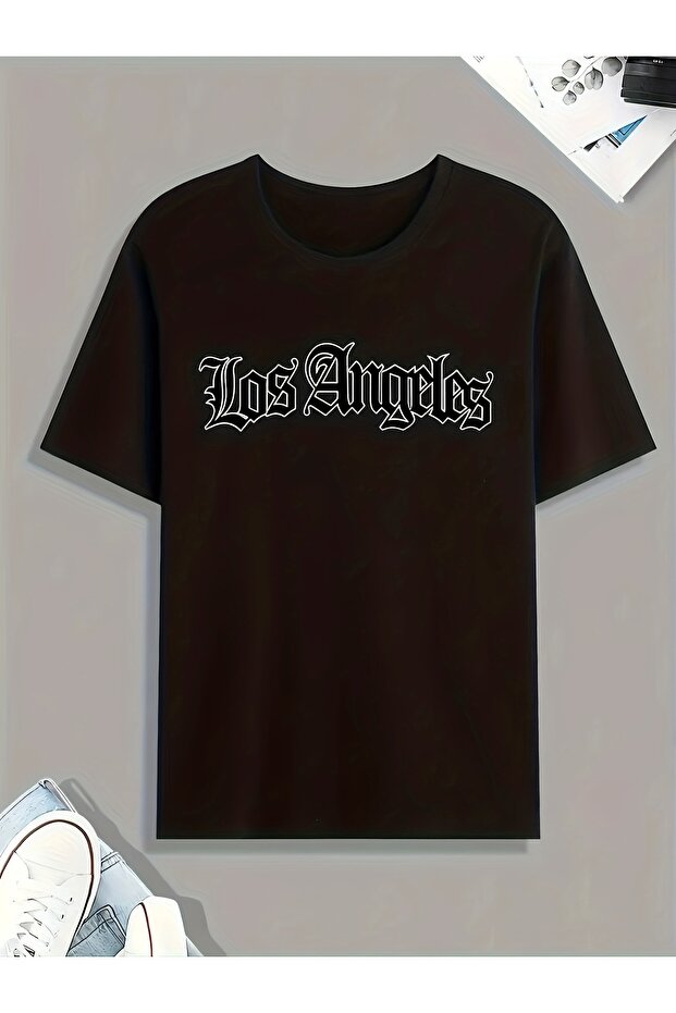 Los Angeles Printed Premium Men's T-Shirt