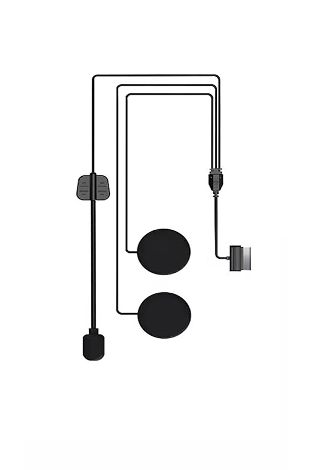 Y20 X2 interkom Uyumlu Yedek Kulaklık Mikrofon Seti (Sadece Kulaklık Set Gönderilir) Type C Uyumlu - 1