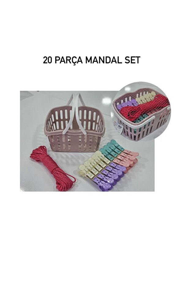20 Parça Sepetli Mandal Seti - 1