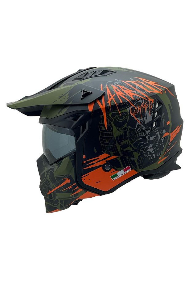 X1-X SEUL WARRIOR SİYAH TURUNCU KASK - 1
