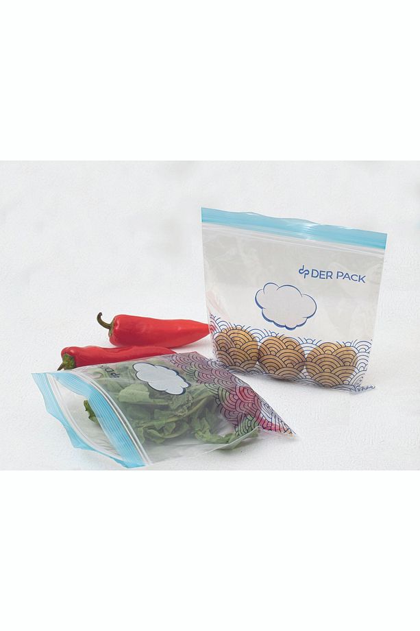 Çift Kilitli Buzdolabı Poşeti 50'li ( 25X0.4 Lt ve 25X1 Lt) - 3