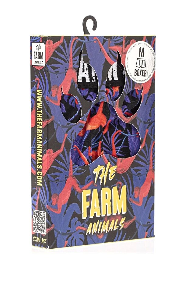 القرد الأحمر منقوشة الملاكمين - 5