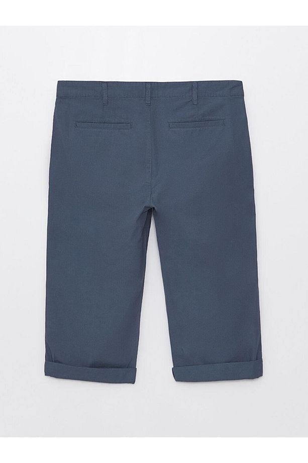 LCWAIKIKI Basic Standart Kalıp Gabardin Erkek Roller Şort - 7