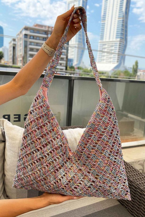 Batik Kağıt İp Zarf Model Çanta - 3