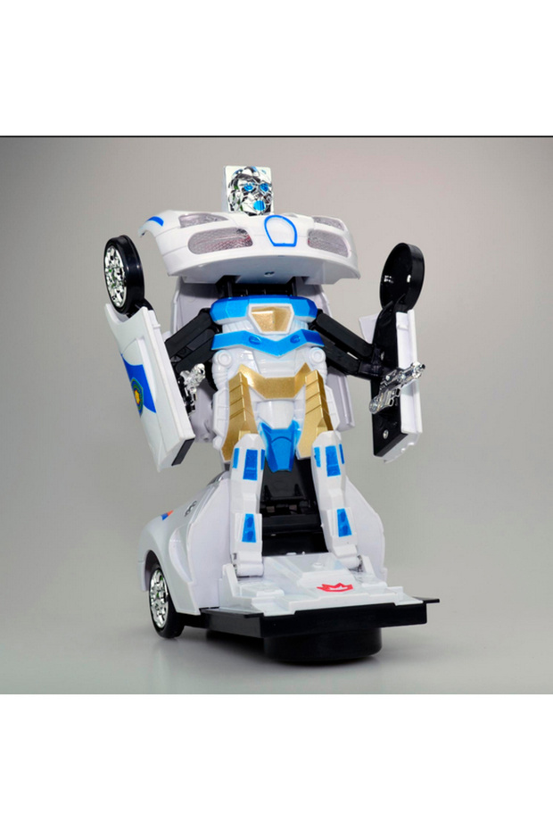 Transformers-Police Car That Transforms into a Robot with Light, Sound and Sensor - 1