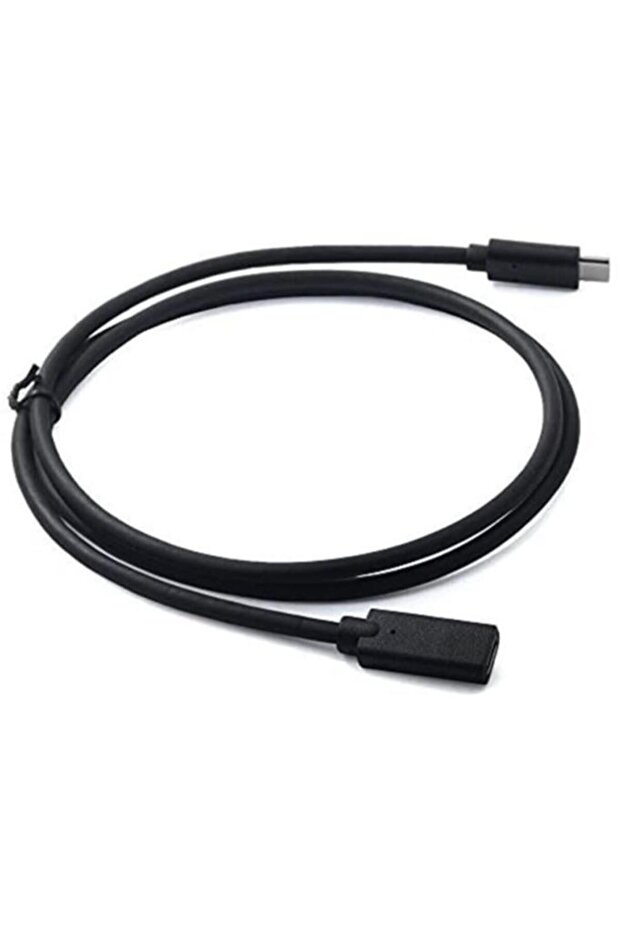 Ally Usb Type-c To Type-c Uzatma Kablosu 1 Metre Siyah - 4