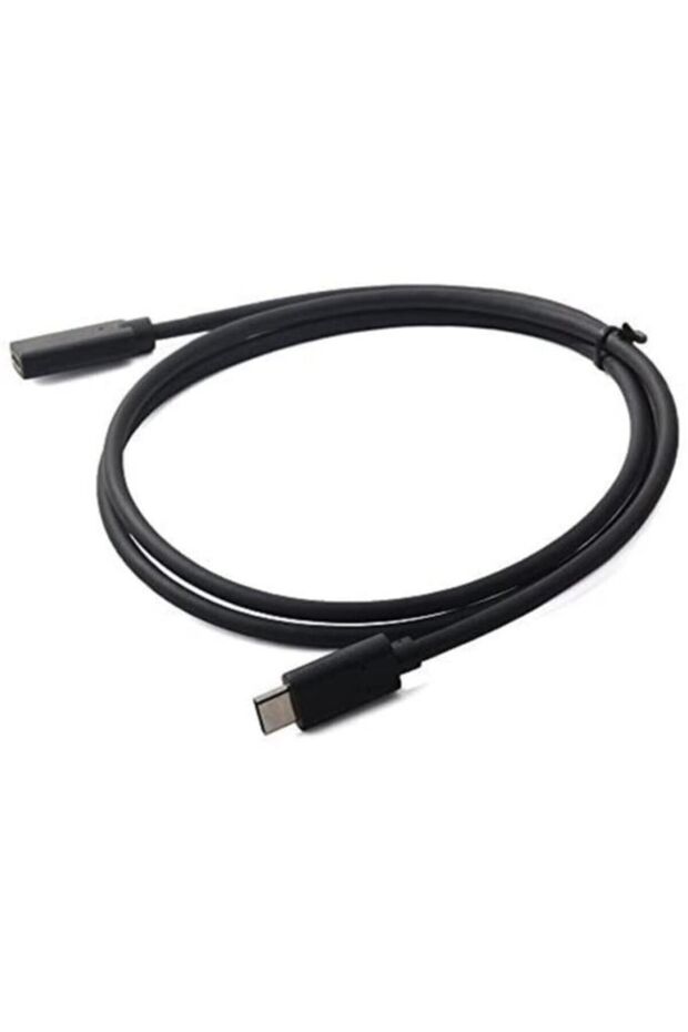 Ally Usb Type-c To Type-c Uzatma Kablosu 1 Metre Siyah - 3