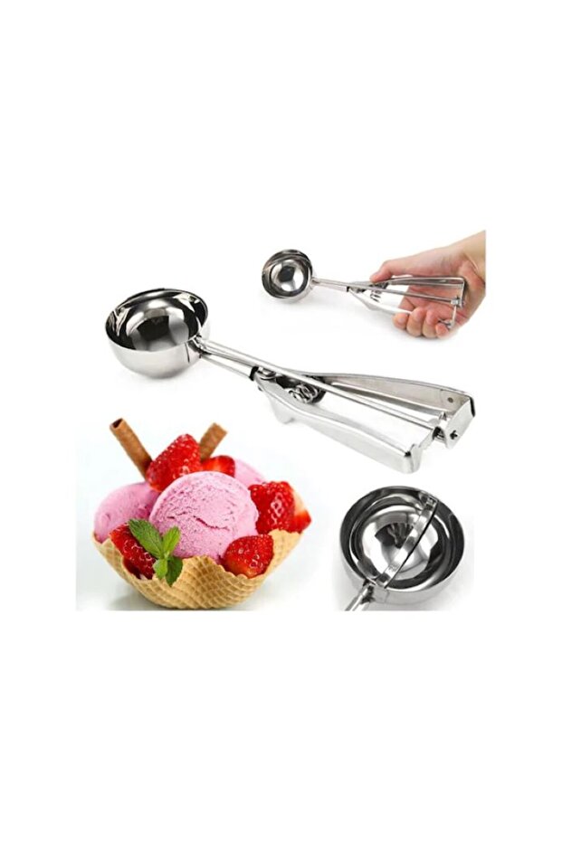 Metal Pull and Drop Ice Cream Scoop