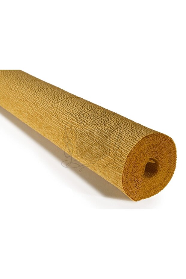 Italian Crapon Paper No:579 - Mustard Green - Yellow Mustard 180 Gr50x250 cm