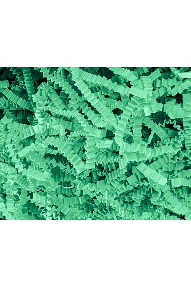 Zigzag Cropped Paper – Light Green – 100gr Box Decoration – Cropped Zigzag Z Paper