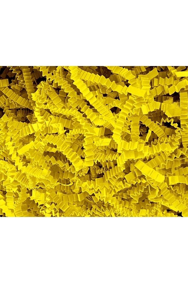 Zigzag Kırpık Kağıt – Sarı – 250gr Kutu İçi Süsleme – Kırpıntı Zigzag Z Kağıt - 3