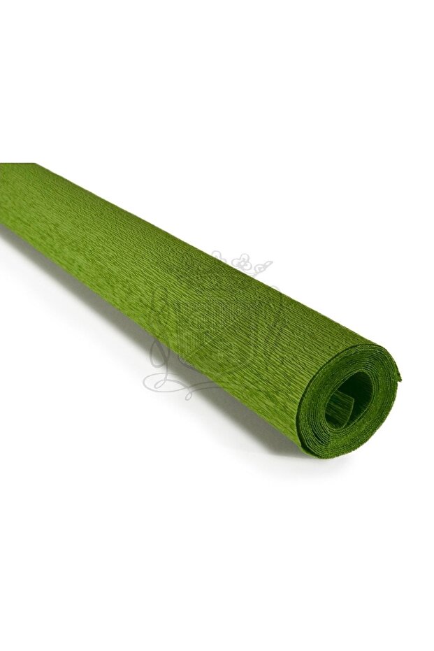 Italian Crapon Paper No:367 - Pistachio Green - Crocodile 90 Gr50x150cm