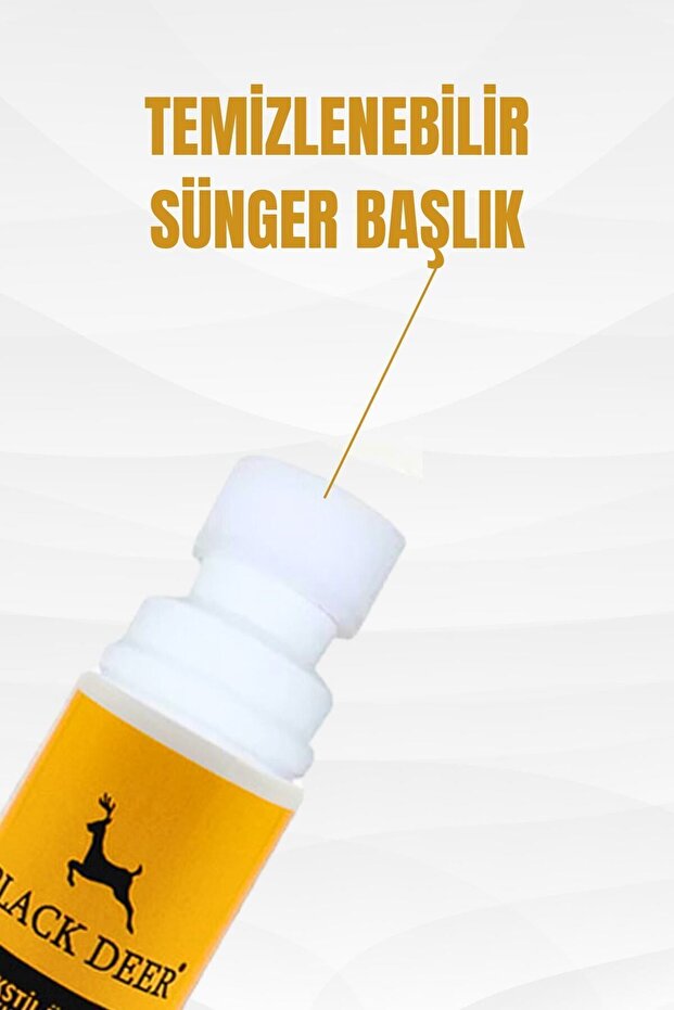 Beyaz Ayakkabı Boyası 75 ml | Deri, Kumaş Ve Sneaker Temizleyici & Canlandırıcı Boya - 5