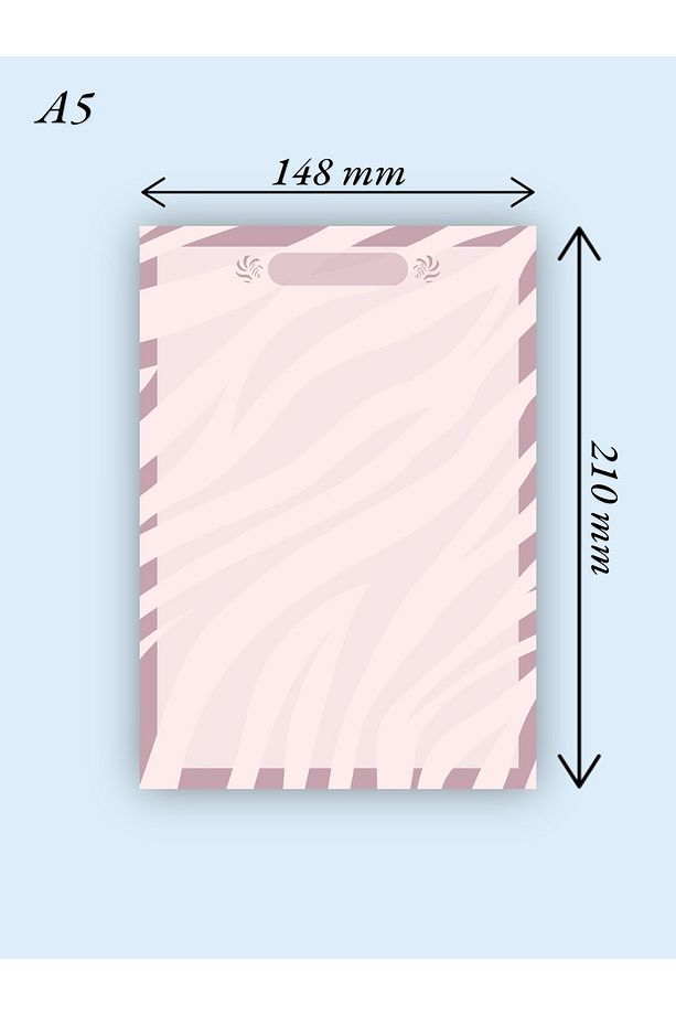 A5 Zebra Desenli Notepad - Not Defteri - Bloknot - 2