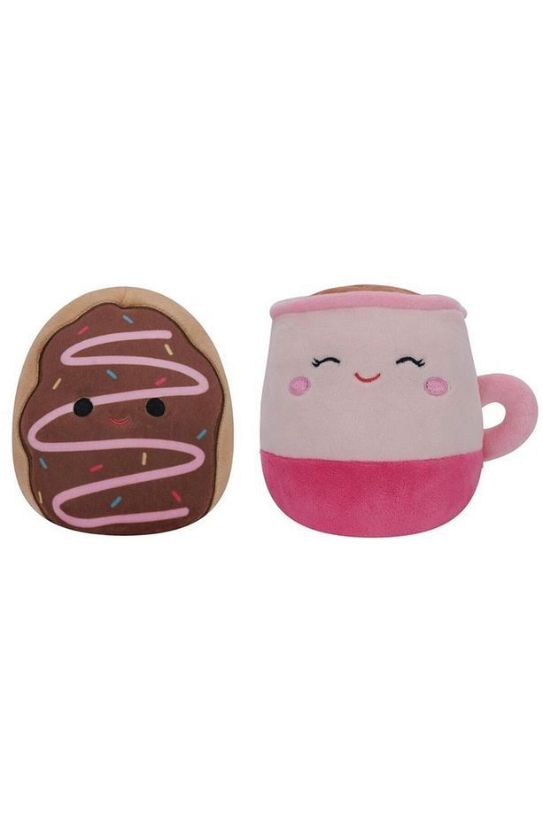 Squishmallows-Flipmallows 13Cm Donut - Kahve Latte - 1