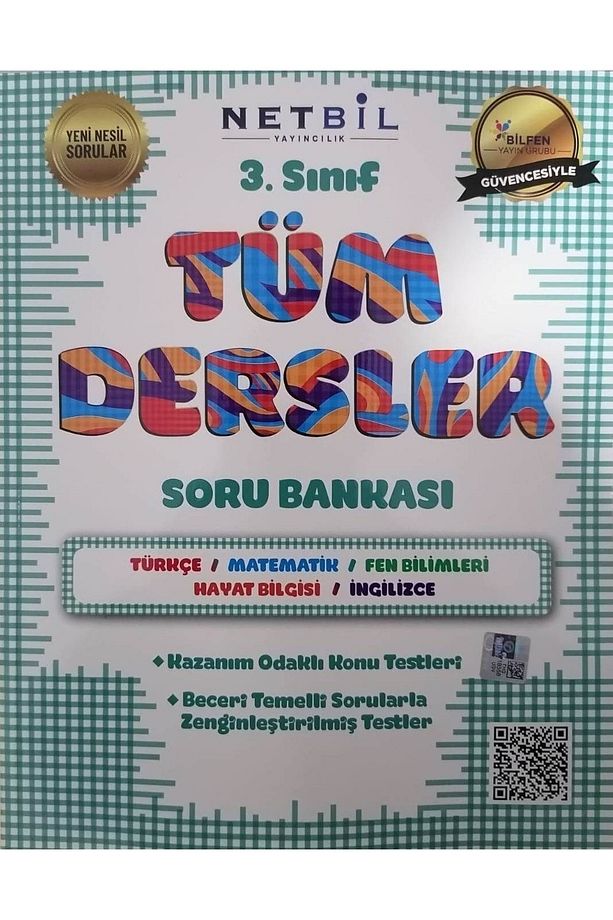 Bilfen Netbil 3.sınıf Tüm Dersler Soru Bankası - Yeni Baskı - 1