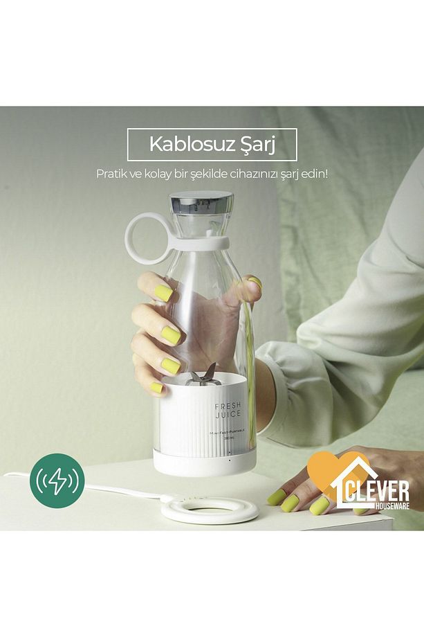 Taşınabilir Şarjlı Blender - Fresh Juice Blender - 5