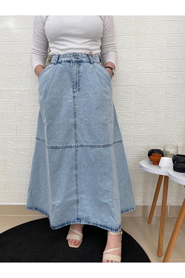 Kadın Denim Etek - 2