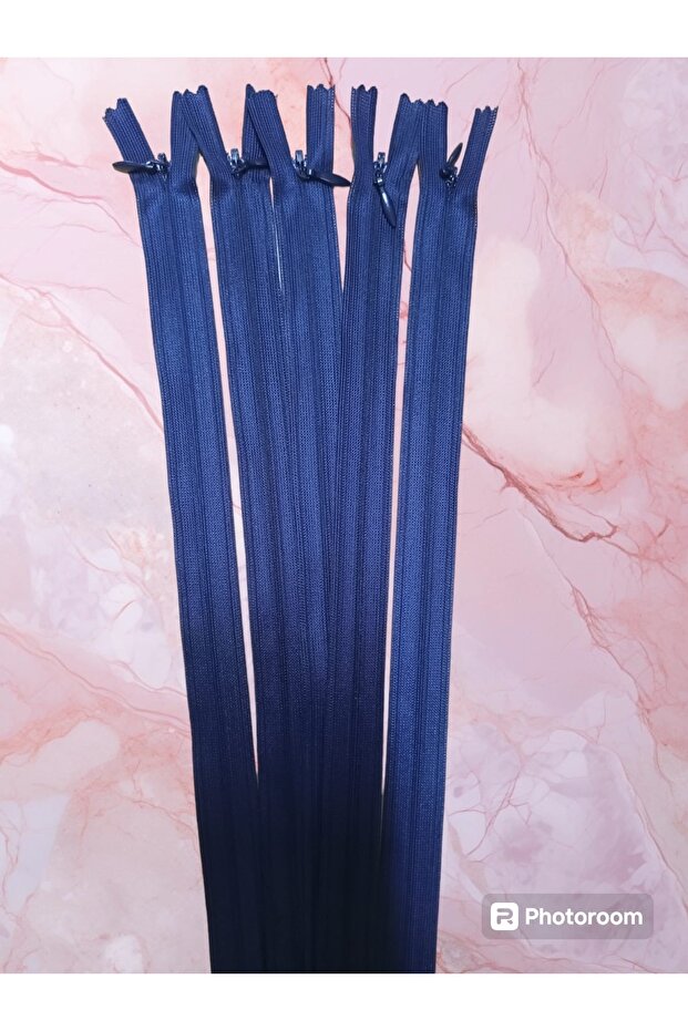 Hidden Zipper (Dark Navy Blue) 40 Cm-/-5 Pieces