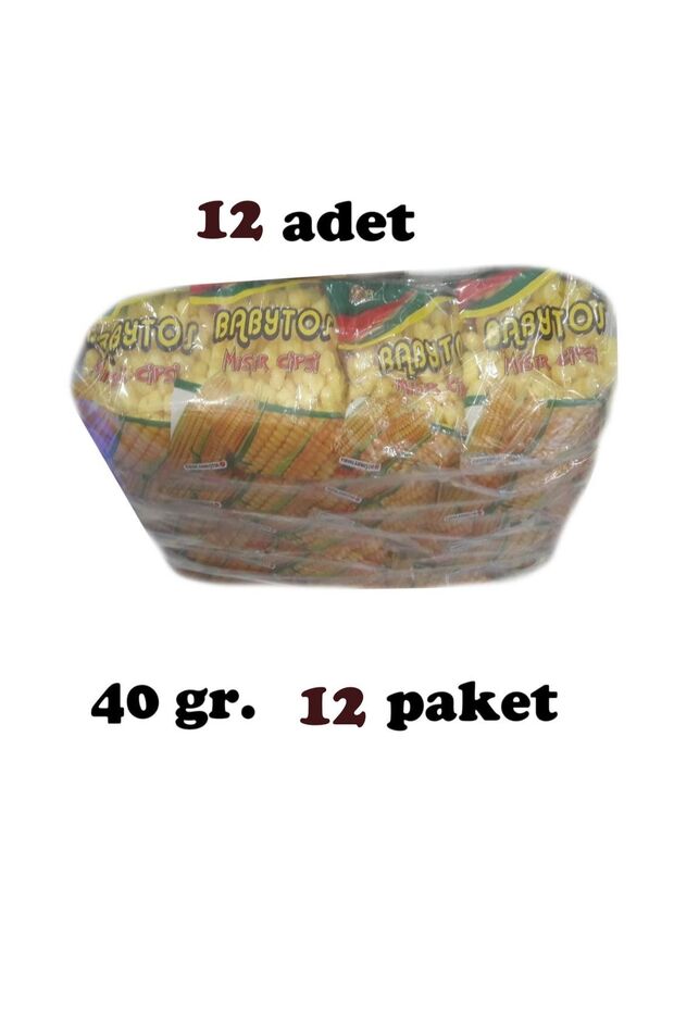 Mısır Cips Dev Boyutta Nostaljik Efsane Tat 90lı Yıllar( 12 Adet) - 2