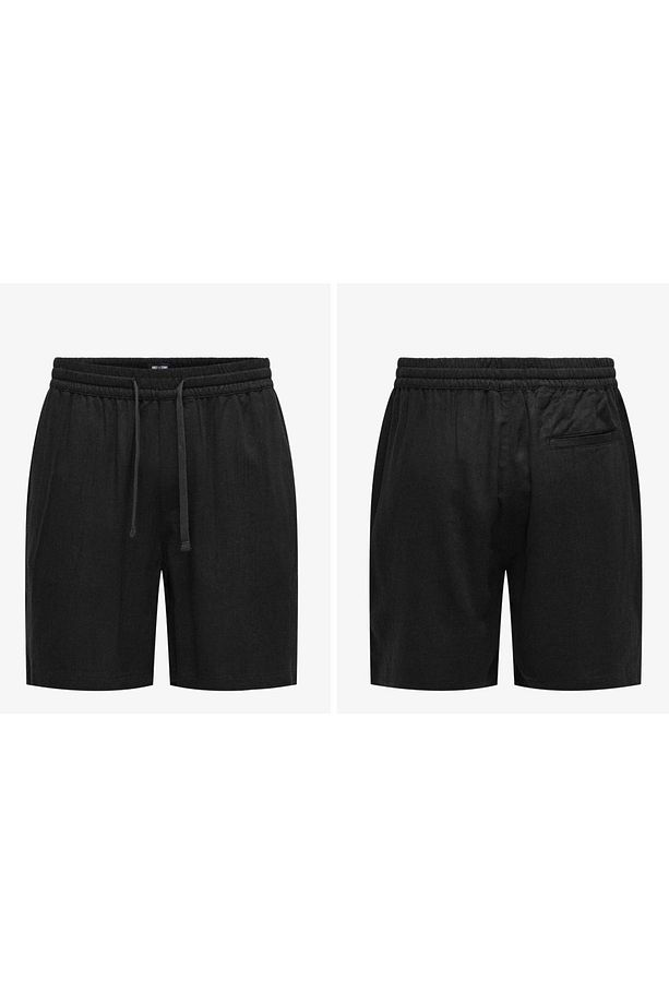 ONSTEL VISC LIN SHORTS 0075 Pamuk Keten Erkek Şort - 1