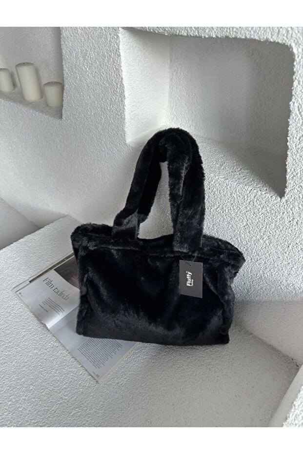 Midnight Juicy Tote Women's Plush Shoulder Bag (40*30)