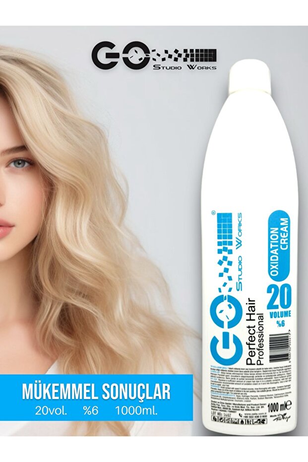 Oksidan Krem 20 Volume (%6) 1000 ml - 1