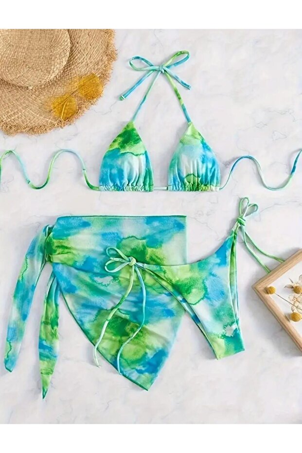 Azalea bikini pareo set