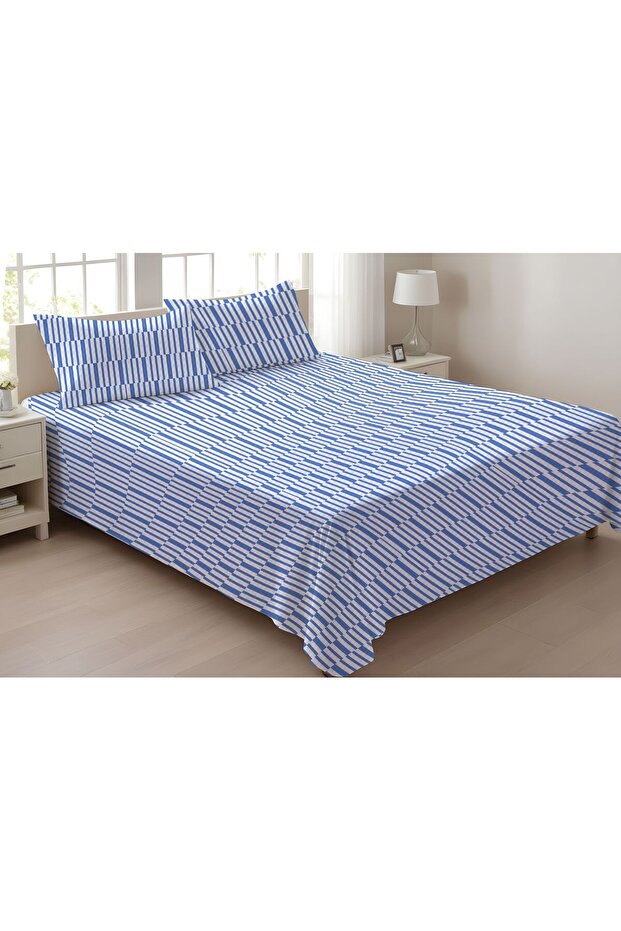 Double Patterned Printed Pique - 200x220 Cm - 1