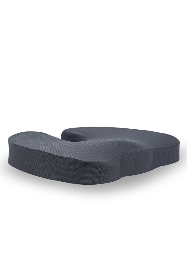 Visco Orthopedic Coxix Seat Cushion 44X36/7 Cm, Gray