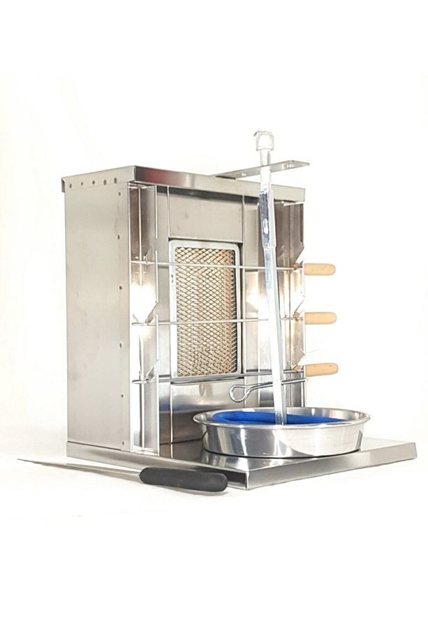 Döner Ocağı Mini Tip Döner Makinesi Tek Gözlü Döner Ocak ( Bıçak Dahildir ) - 3