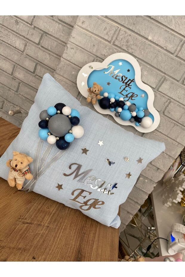 Bubble Bulut Kapı Süsü + Yastık - 3