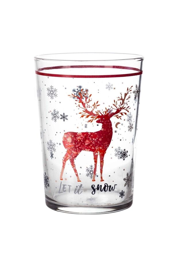 Red Let It Snow Soft Drink Cup