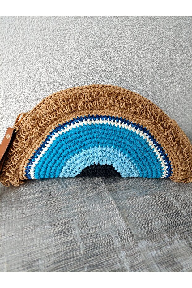 D Form Clutch Çanta