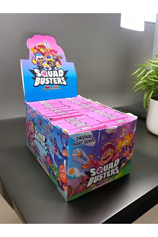 Squad Busters Colossal - 24 Mini Boxes, Total 240 Game Cards - 6
